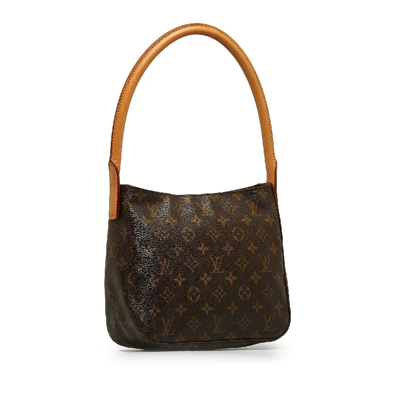 Elegant clutch bags for weddingsLOUIS VUITTON Monogram Looping MM Shoulder Bag