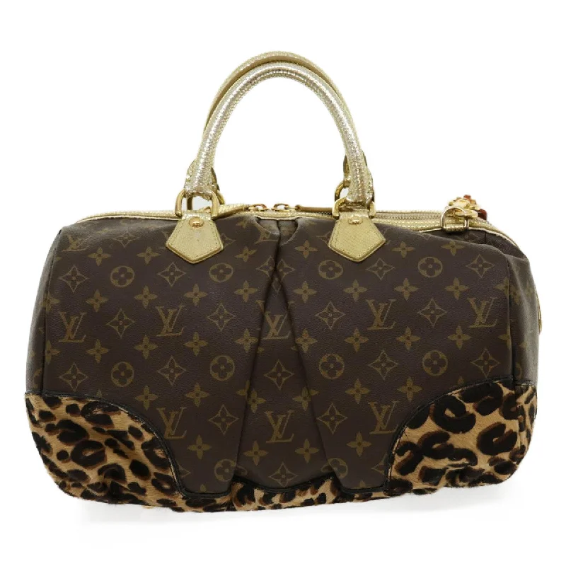 Durable leather bags for daily useLOUIS VUITTON Monogram Leopard Steven Shoulder Bag M95281 LV  30069A