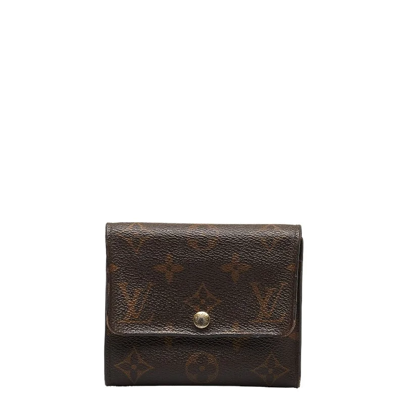 Best bags for weekend getawaysLouis Vuitton Monogram M60402 Three Folded Wallet PVC Brown