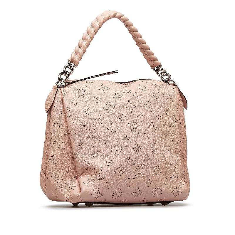 Luxury handbags 2025Louis Vuitton Monogram Mahina Babylone Chain BB (SHG-GUzqwC)