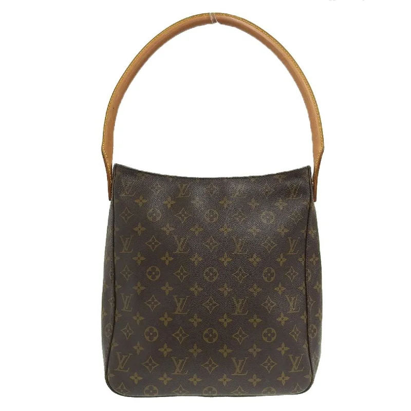 Vegan leather handbagsLouis Vuitton Monogram Looping GM One Shoulder Bag M51145