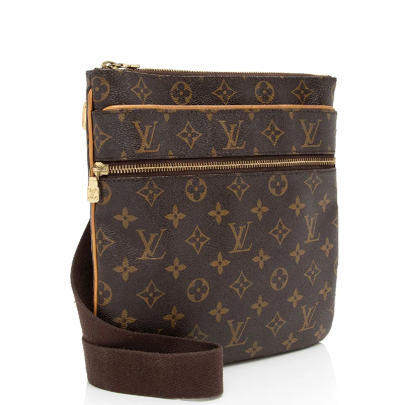 High-quality leather messenger bagsLouis Vuitton Monogram Canvas Valmy Pochette Messenger (MScbbk)