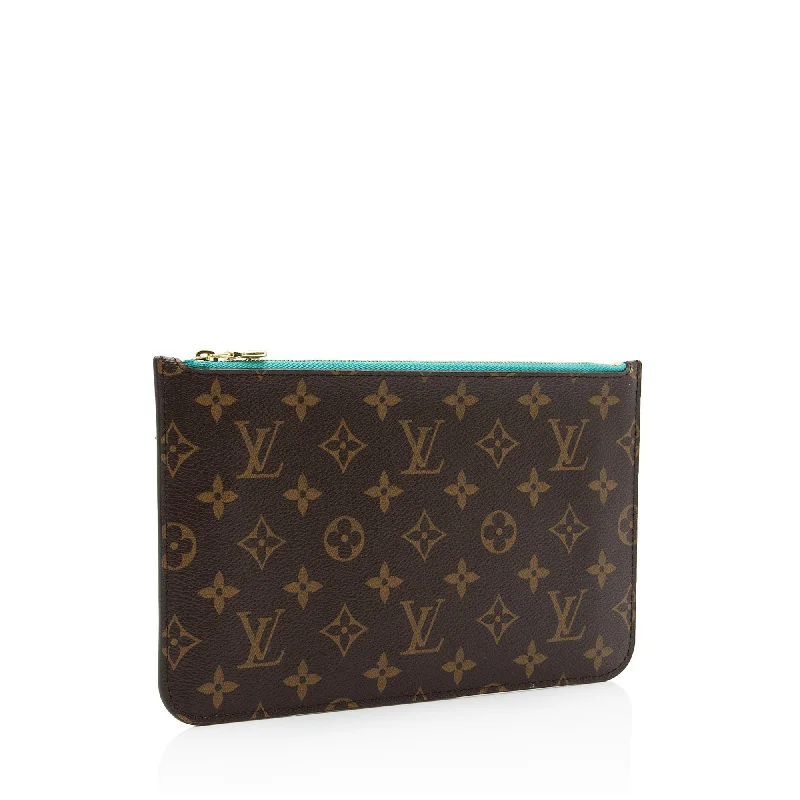 Elegant clutch bags for weddingsLouis Vuitton Monogram Canvas V Neverfull MM Pochette (NgSANa)