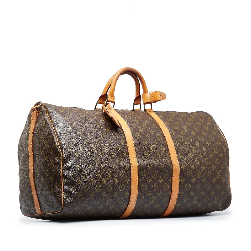 Customizable monogram bagsLouis Vuitton Monogram Keepall Bandouliere 60 (SHG-FwMn7a)