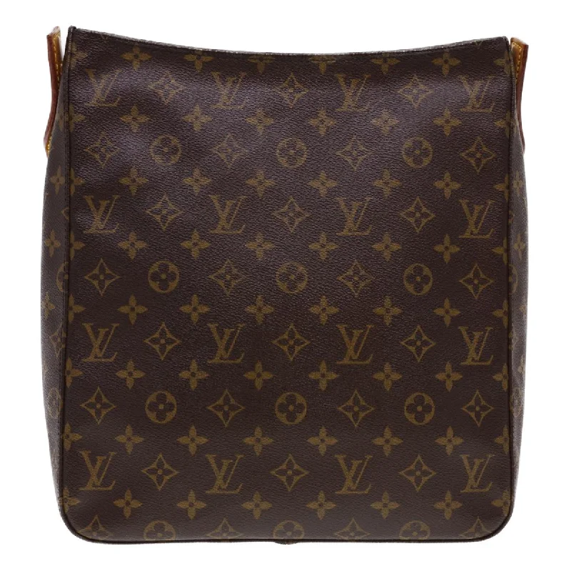 Large capacity travel bagsLOUIS VUITTON Monogram Looping GM Shoulder Bag M51145 LV Auth am4175