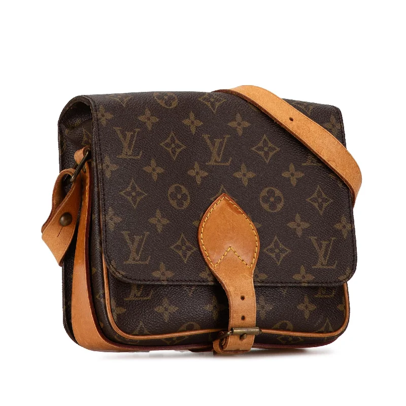 Vegan leather handbagsLouis Vuitton Monogram Cartouchiere MM (peYgGx)