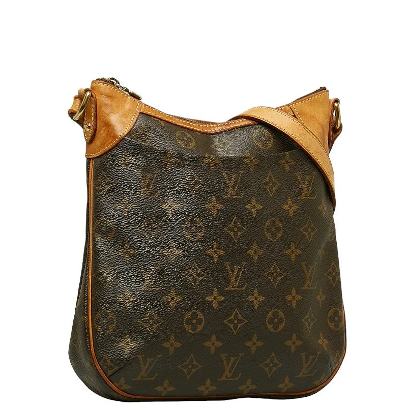 Water-resistant travel backpacksLouis Vuitton Monogram M56390 Shoulder Bag PVC/Leather Brown