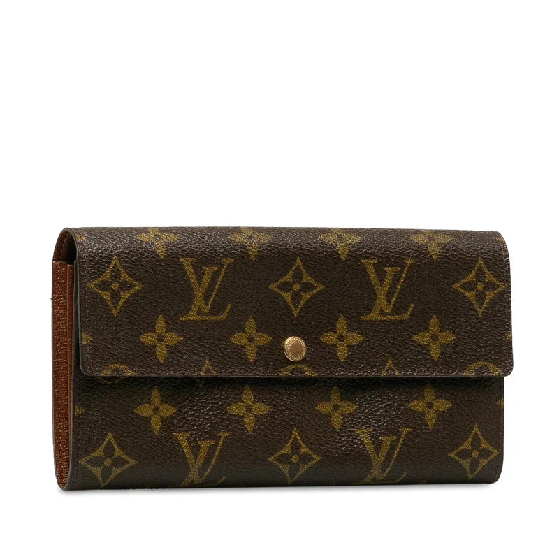 Vintage-inspired handbagsLouis Vuitton Monogram M61726 Long Wallet PVC/Leather Brown