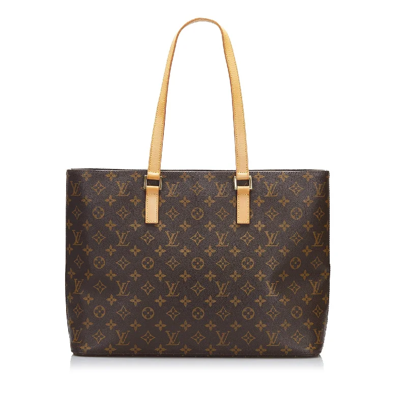 Designer bags with top handlesLouis Vuitton Monogram Luco Tote Bag