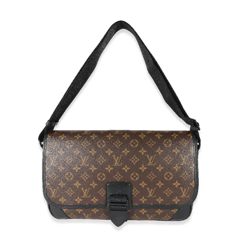 Eco-friendly tote bags for shoppingLOUIS VUITTON Monogram Macassar Canvas Archy Messenger GM