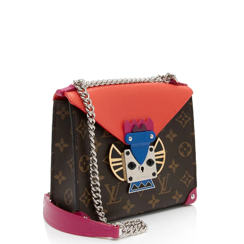 Crossbody bags for everyday useLouis Vuitton Monogram Canvas Totem Mask PM Pochette Bag (Ys9ktz)