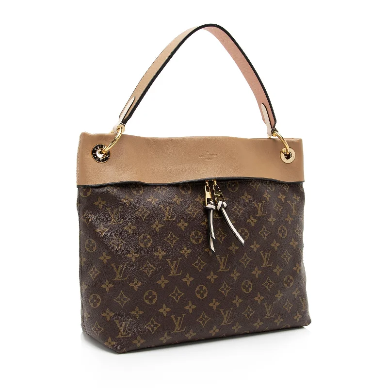 High-end designer bags for menLouis Vuitton Monogram Canvas Tuileries Hobo (23654)