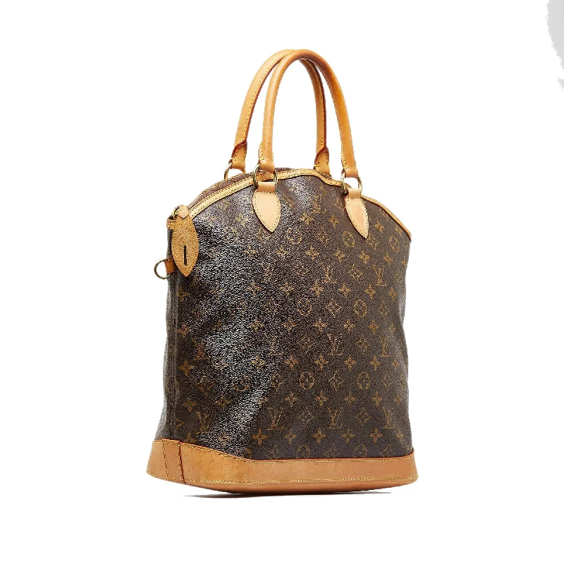 Large capacity travel bagsLOUIS VUITTON Monogram Lockit Vertical Handbag