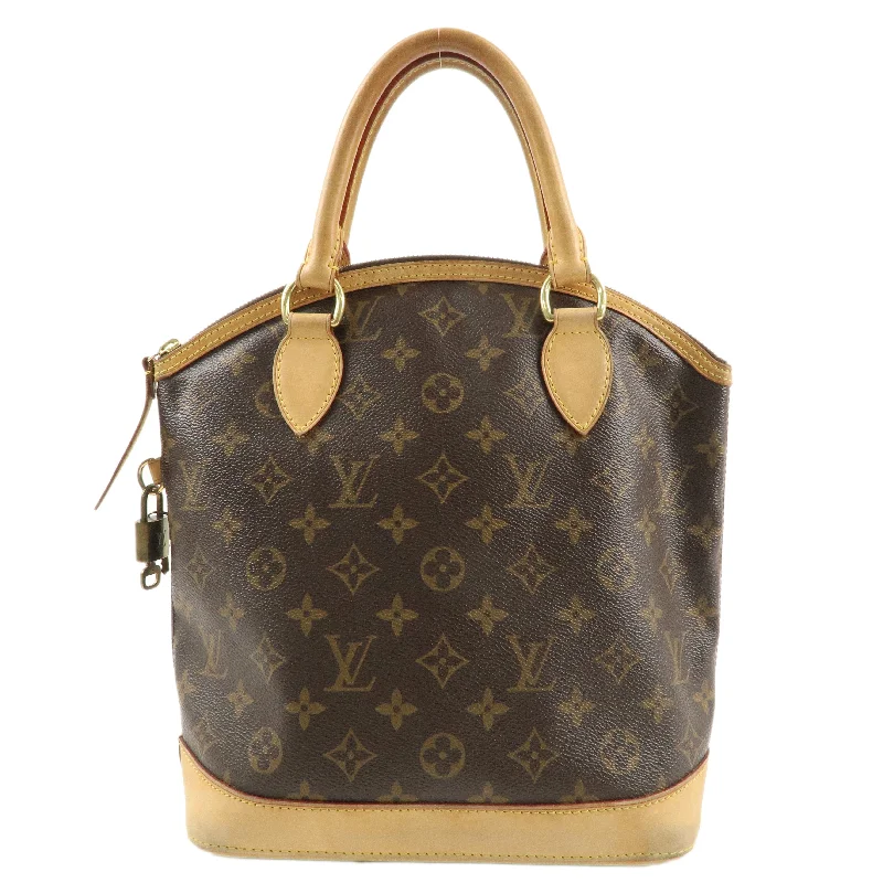 Luxury brand bags on saleLouis Vuitton Monogram Lock It Hand Bag Brown Old Style M40102