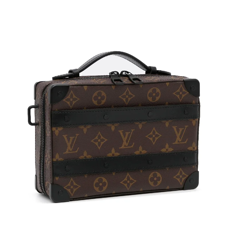 Large capacity travel bagsLouis Vuitton Monogram Macassar Handle Soft Trunk (SHG-PzhSKz)