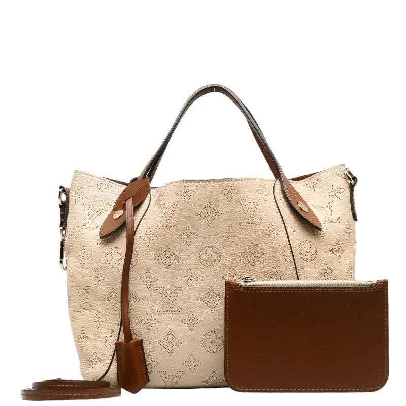 High-quality leather messenger bagsLouis Vuitton Monogram Machina M51950 Handbag Leather Crem Beige Ladies