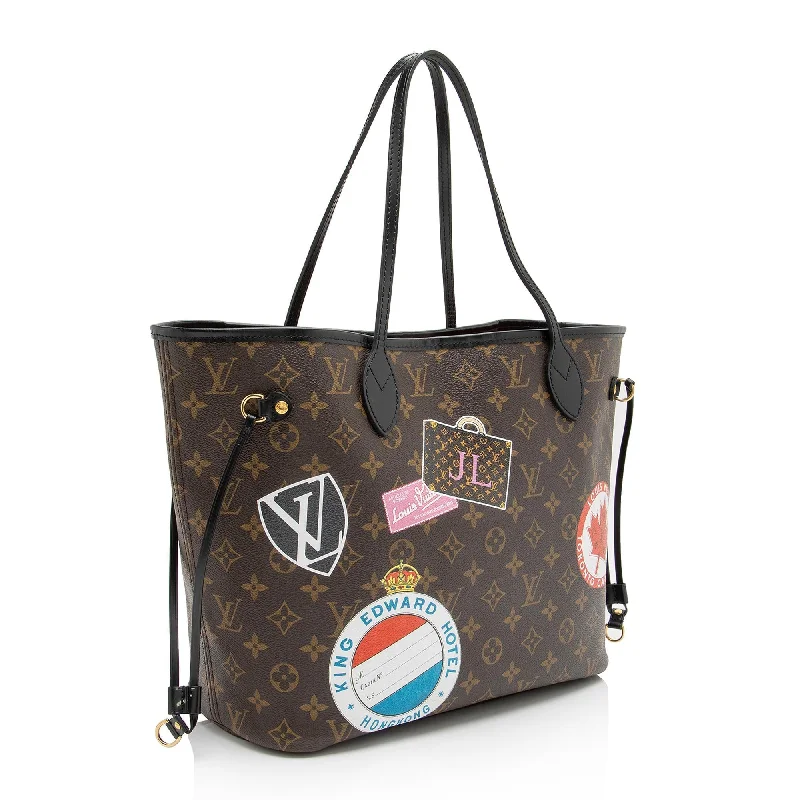 Luxury bags with exotic skinsLouis Vuitton Monogram Canvas World Tour Neverfull MM Tote (wZoBzc)