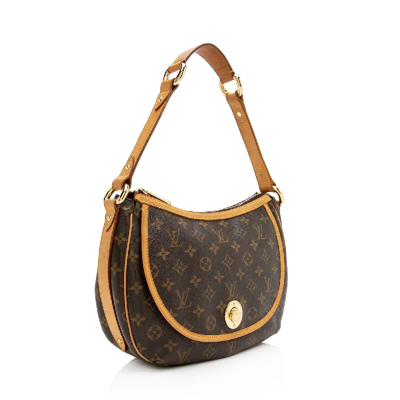 Designer bags with top handlesLouis Vuitton Monogram Canvas Tulum PM Shoulder Bag (22995)