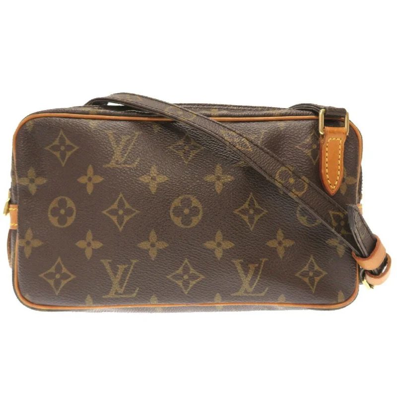 Affordable luxury bags Louis Vuitton Monogram Marley Bandolier M51828 Shoulder Bag 0173 LOUIS VUITTON