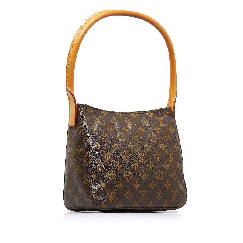 Minimalist leather handbagsLOUIS VUITTON Monogram Looping MM Shoulder Bag