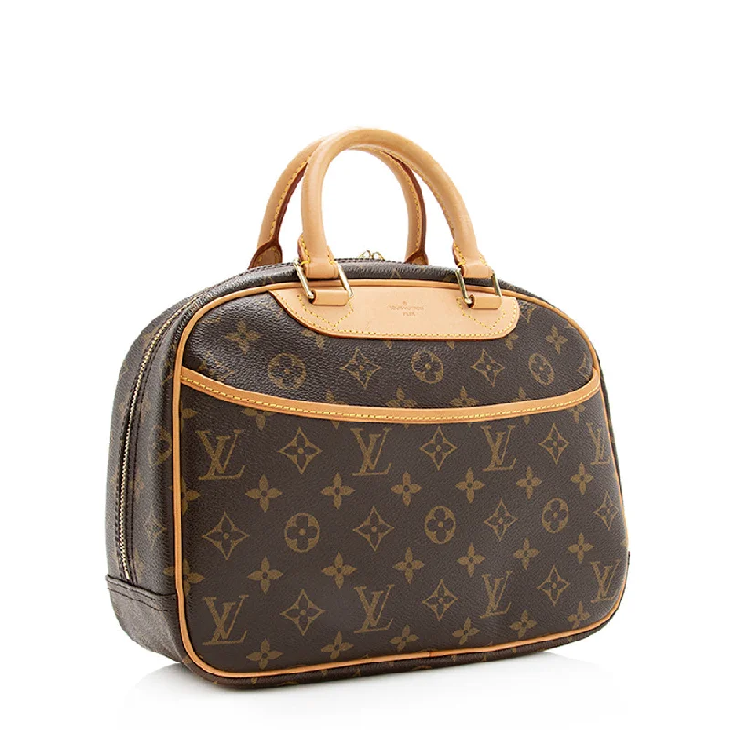 Stylish laptop bags for professionalsLouis Vuitton Monogram Canvas Trouville Satchel (20022)