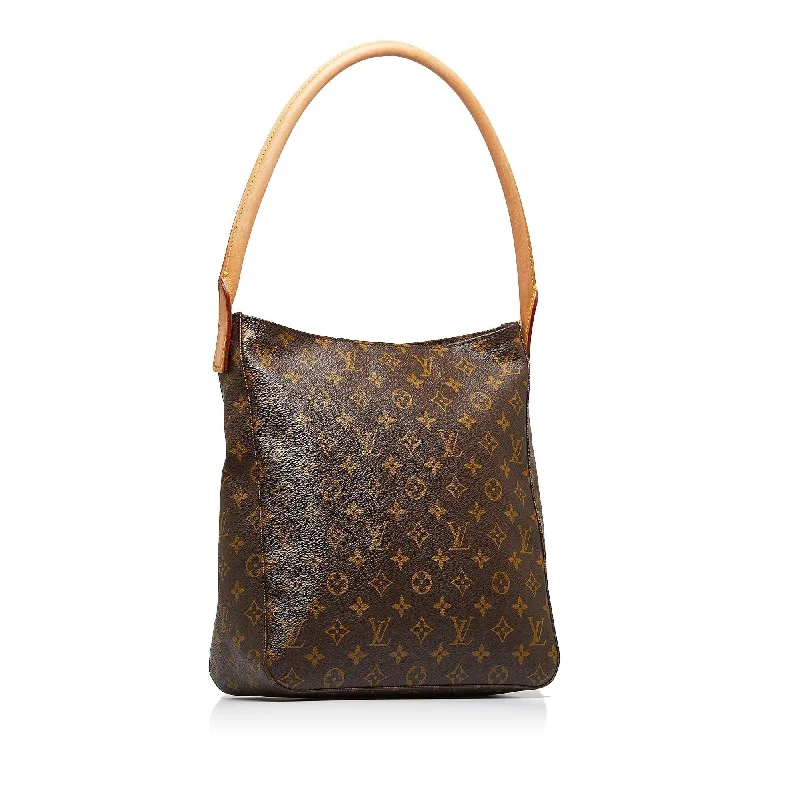 Designer bags with detachable strapsLouis Vuitton Monogram Looping GM (SHG-ruizft)