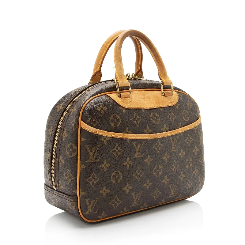 Affordable luxury bags Louis Vuitton Monogram Canvas Trouville Satchel (GcC73j)