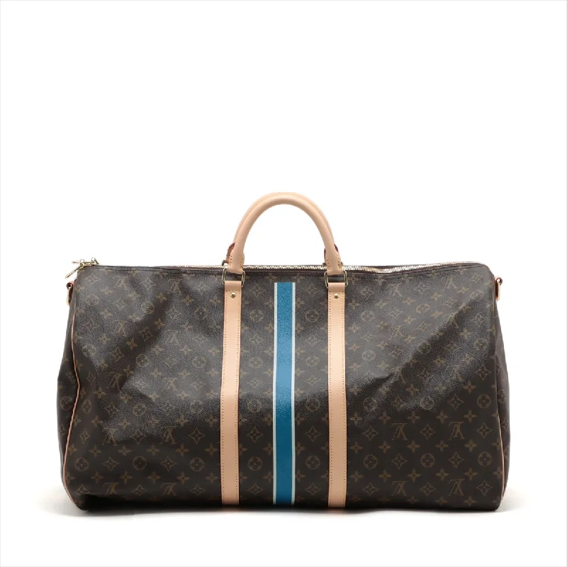 Lightweight duffle bags for gymLouis Vuitton Monogram Key Bandier 60 M41412 Initial Entering