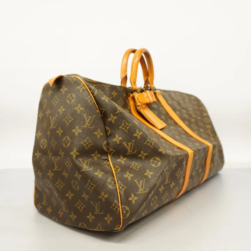 Waterproof backpack for hikingLOUIS VUITTON Monogram Keepol 55 M41424 Men,Women,Unisex Boston Bag