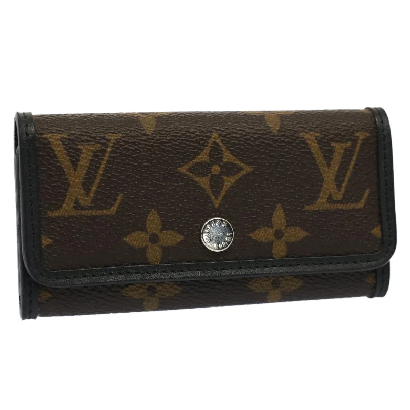 Lightweight duffle bags for gymLOUIS VUITTON Monogram Macassar Multicles 6 Key Case M60165 LV Auth am4917