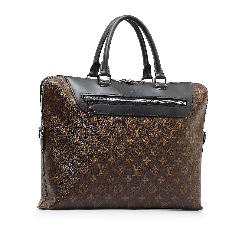 Eco-friendly tote bags for shoppingLouis Vuitton Monogram Macassar Porte Documents Jour NM (SHG-YTFYZj)