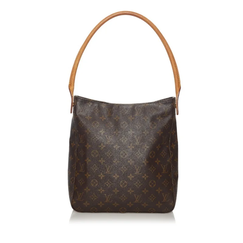 Mini bags for evening outLouis Vuitton Monogram Looping GM One Shoulder Bag M51145 Brown PVC Leather Ladies LOUIS VUITTON