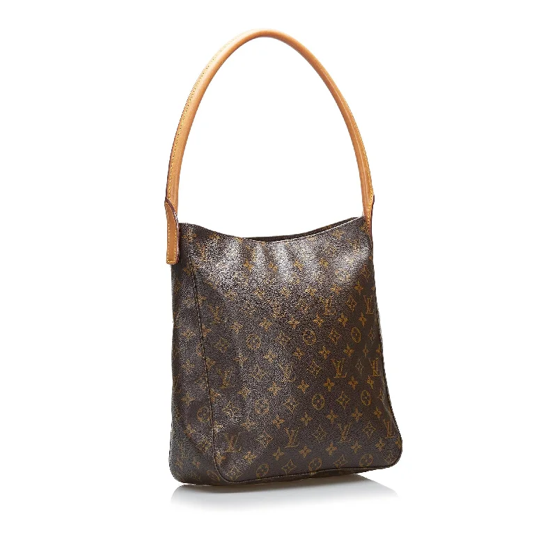 Designer bags with gold hardwareLouis Vuitton Monogram Looping GM (SHG-q6UhL0)