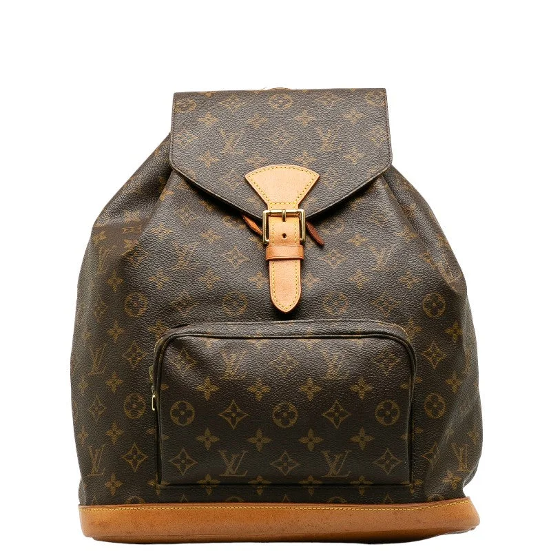 Designer bags with detachable strapsLouis Vuitton Monogram M51135  Daypack PVC/Leather Brown