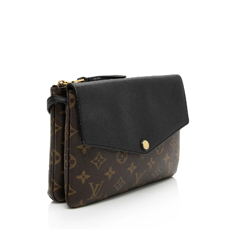 Designer bags for womenLouis Vuitton Monogram Canvas Twinset Shoulder Bag (6mMbf4)