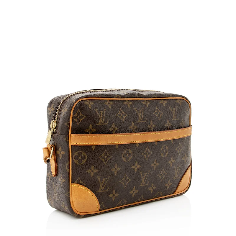 Designer bags with detachable strapsLouis Vuitton Monogram Canvas Trocadero 27 Shoulder Bag (21633)