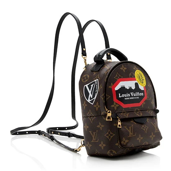 Designer bags for womenLouis Vuitton Monogram Canvas World Tour Palm Springs Mini Backpack (2iaejF)