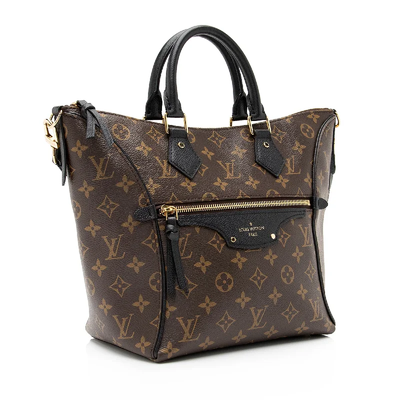 Durable leather bags for daily useLouis Vuitton Monogram Canvas Tournelle PM Tote (23599)