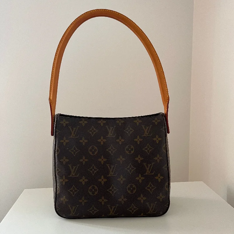 Vegan leather handbagsLouis Vuitton Monogram Looping Shoulder Bag