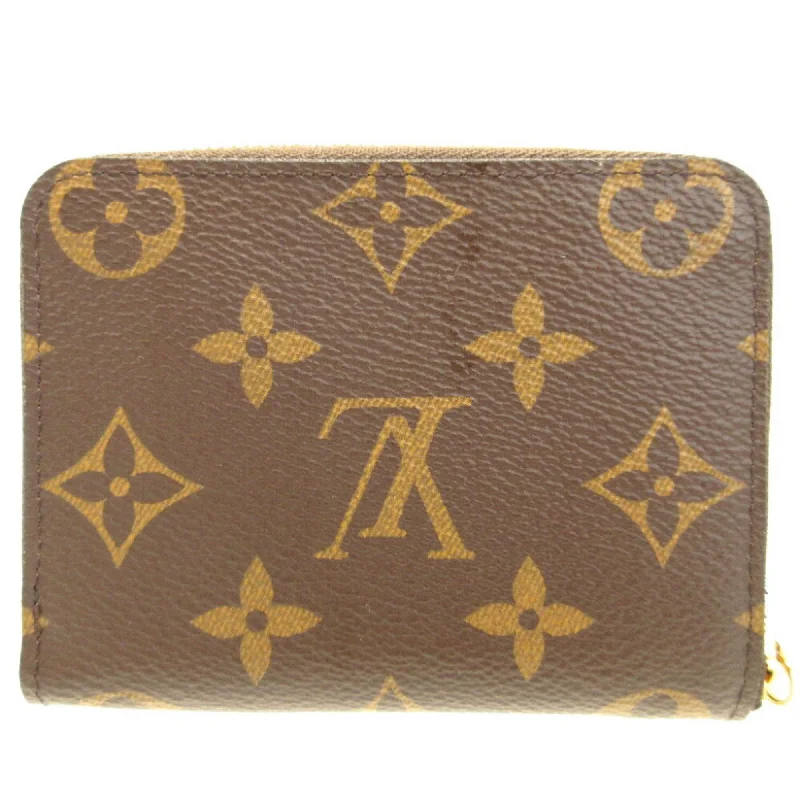 Designer bags with top handlesLOUIS VUITTON Monogram M60067 Zippy Coin Purse Brown Case Card Wallet 0066