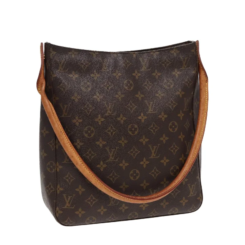 Vintage-inspired handbagsLOUIS VUITTON Monogram Looping GM Shoulder Bag M51145 LV Auth bs17191