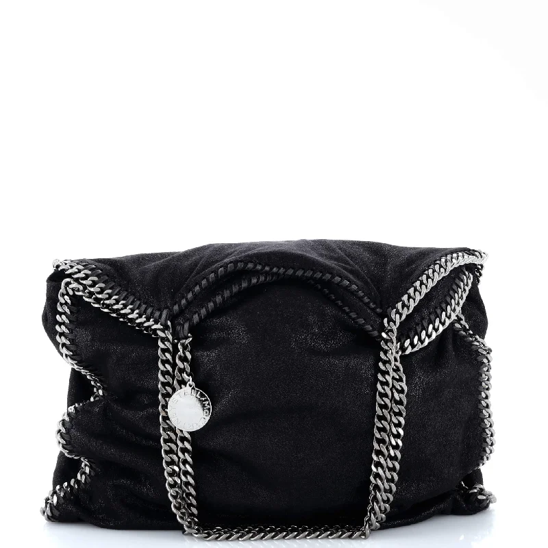 Designer bags with detachable strapsFalabella Fold Over Bag Shaggy Deer