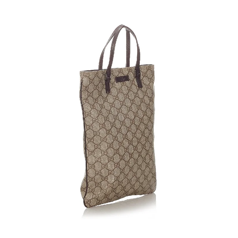 Designer bags with detachable strapsGucci GG Supreme Tote Bag (27716)