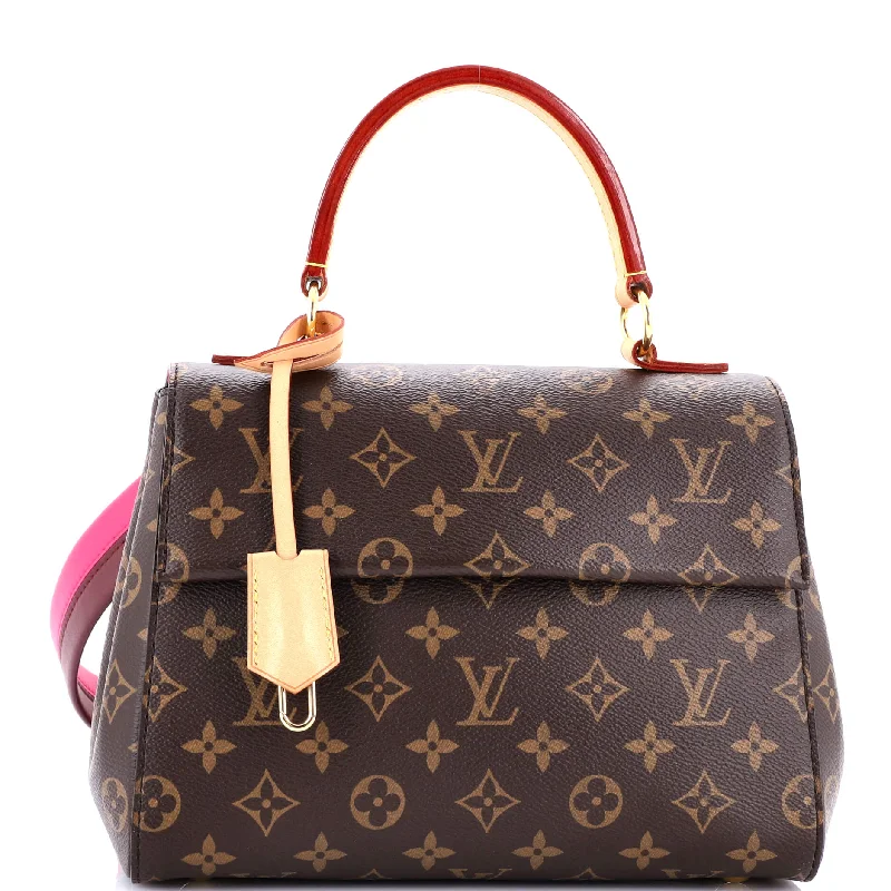 Durable leather bags for daily useCluny Top Handle Bag Monogram Canvas BB