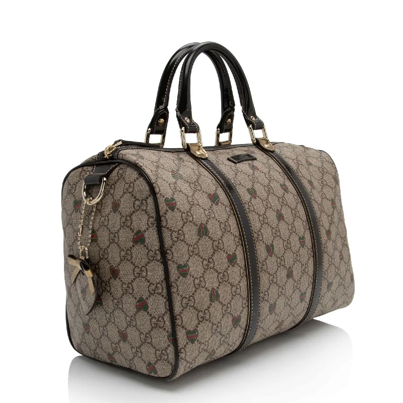 Best bags for business tripsGucci GG Supreme Tattoo Hearts Joy Boston Bag (H1LsWc)