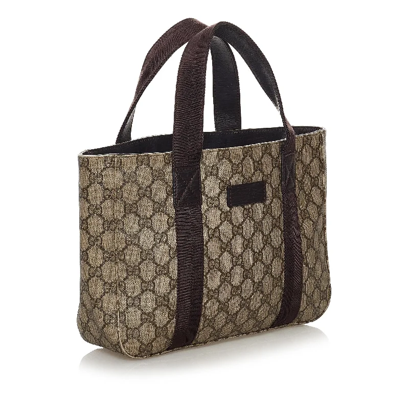 Luxury bags with chain strapsGucci GG Supreme Tote Bag (32746)