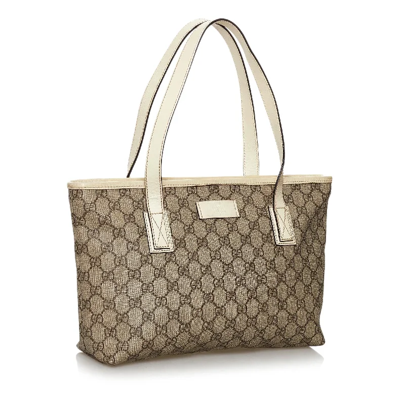 Luxury bags with chain strapsGucci GG Supreme Tote Bag (29846)