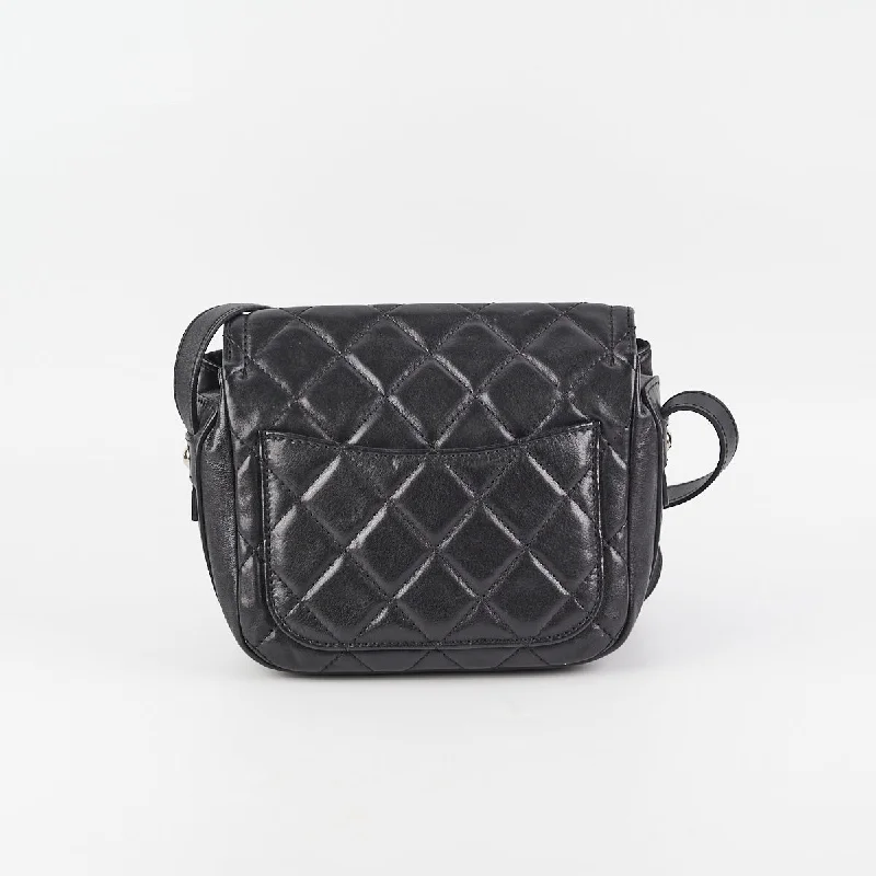 Luxury brand bags on saleChanel Quilted Sheriffs Star Square Black