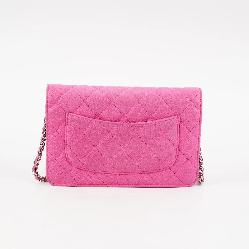 Designer bags for womenChanel Pink Wallet On Chain WOC Bag