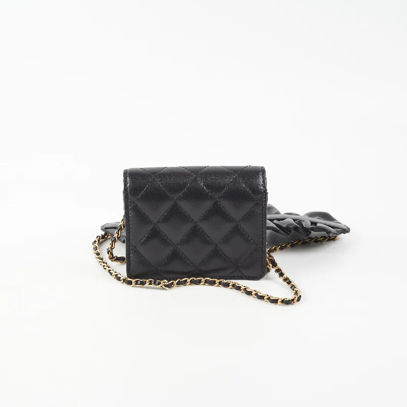 Best-selling designer bags 2025ITEM 1 - Chanel Card Holder On Chain Black